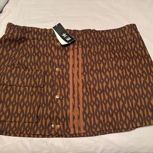 Ivy Park Plus Size Monogram Skirt